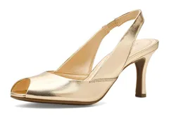 アンクライン レディース シューズ ヒール Anne Klein Jovi Gold ゴールドのサムネイル