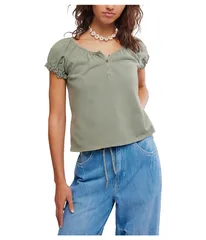 フリーピープル レディース トップス シャツ Free People We The Free Issa Tee Laurel Oakのサムネイル