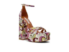 スティーブ マデン レディース シューズ ヒール Steve Madden Retro Pink Print ピンクのサムネイル