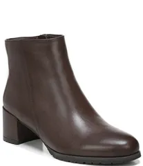 ナチュライザー レディース シューズ ブーツ・レインブーツ レザー Naturalizer Bay Weatherproof Leather Booties Chocolate チョコレートのサムネイル