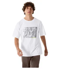 アークテリクス メンズ トップス シャツ コットン グラフィック Arcteryx Kragg Cotton Lithographica Short Sleeve White Light ホワイトのサムネイル