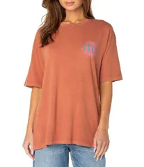 ロキシー レディース トップス シャツ Roxy Sun Short Sleeve Sun Club GBFC Tee Chutneyのサムネイル