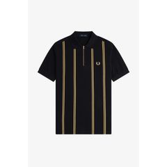 フレッドペリー メンズ トップス ポロシャツ Fred Perry Menshort Sleeve Polo Shirt BlkGld 90A