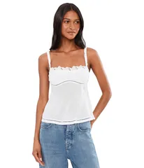 フリーピープル レディース トップス シャツ Free People Little Love Tank Clean Ivory アイボリーのサムネイル