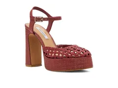 スティーブ マデン レディース シューズ ヒール Steve Madden Lexie Rust Raffia ラストのサムネイル