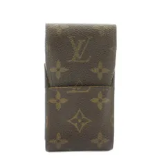 ルイヴィトン LOUIS VUITTON モノグラム エテュイシガレット シガレットケース キャンバス 茶 ブラウン M63024 /KU ■OHのサムネイル