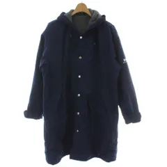 ヘリーハンセン HELLY HANSEN ベンチコート S 紺 ネイビー フード付き 長そで スナップボタン HOU7873 /GG ■NIのサムネイル