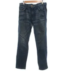 カレントエリオット CURRENT ELLIOTT ジーンズ デニムパンツ インディゴ  ウォッシュ加工 フルレングス ジップフライ /SC ■ECF003のサムネイル