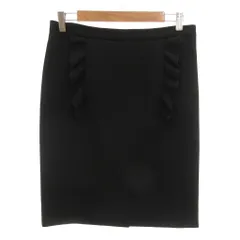 モスキーノチープアンドシック MOSCHINO CHEAP AND CHIC タイトスカート I42 黒 ブラック フリル ひざ丈 /NL ■ECE006のサムネイル