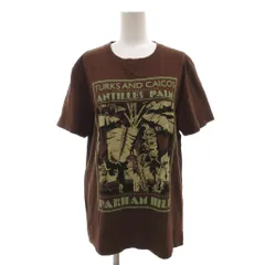 ポールスミスコレクション PAUL SMITH COLLECTION Tシャツ M 茶 ブラウン プリント 半袖 クルーネック /SC ■ECG007のサムネイル