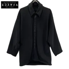 BALENCIAGA　バレンシアガ　20AW 641628 ブラック バスケットボール コクーン シャツジャケット　XSのサムネイル