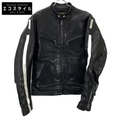 VANSON　バンソン　14989 ブラック レザー シングルライダース ジャケット　Mのサムネイル