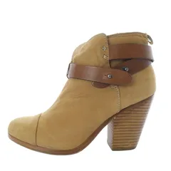 ラグ&ボーン RAG&BONE HARROW BOOT ショートブーツ チャンキーヒール スエード 35 キャメル /YO3のサムネイル