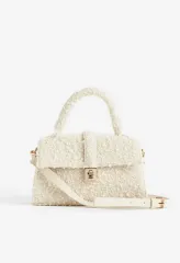 H&M ブークレ アイボリー トートバッグのサムネイル