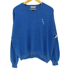 チャンピオン Champion 60-70s DORAN カレッジロゴ Vネック アクリルレーヨン ニットセーター メンズ import：L のサムネイル