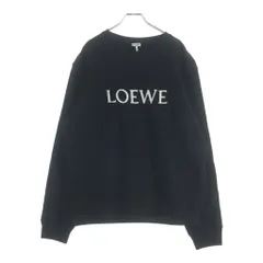 LOEWE (ロエベ) REGULAR FIT SWEATSHIRT レギュラーフィット クルーネックスウェット ロゴ刺繍 ブラック #L H526Y24J2のサムネイル