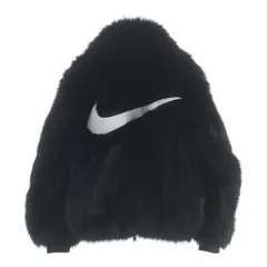 NIKE (ナイキ) ×AMBUSH Reversible Faux Fur Jacket アンブッシュ リバーシブルファージャケット ブラック -のサムネイル
