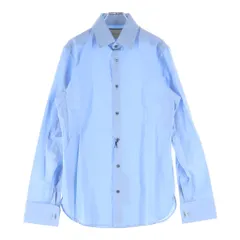 GUCCI (グッチ) COTTON POPLIN SHIRT コットン ポプリン レギュラーカラー長袖シャツ カフスボタン ブルー 535172 21131のサムネイル