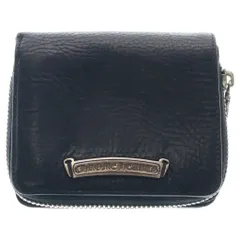CHROME HEARTS (クロムハーツ) SQ ZIP BILL スクエアジップビル レザーウォレット 財布 ブラック -のサムネイル
