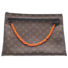 LOUIS VUITTON (ルイヴィトン) モノグラム ソーラーレイ ポシェット クラッチバッグ M44484 ブラウンのサムネイル