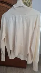ほぼ新品 MM6 Maison Margiela エムエムシックス メゾン マルジェラ タートルネック アイボリー ニット S (44 55)のサムネイル
