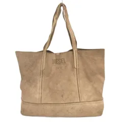 ディーゼル DIESEL トートバッグ ポーチ付き スエード レザー ベージュ ■GY99のサムネイル