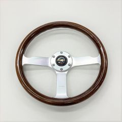 イタルボランテ ドルチェ ウッドステアリング 36.5パイ 99年製 美品