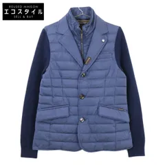 MOORER　ムーレー　SCAP-MASSIMO-S3C ナイロン/ニット切替 レイヤードカラー ダウンジャケット　44のサムネイル