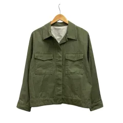 ベイフロー BAYFLOW ジャケット 長袖 無地 コットン混 BW1808NW09 3 カーキのサムネイル