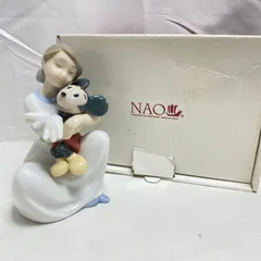 ★A07315★ NAO人形 ナオ Nao リヤドロ 人形 大好きミッキー!! ディズニー コラボ作品 Mのサムネイル