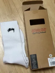 STUSSY スモール ストック クルー S 白 (3個入) 出品のサムネイル