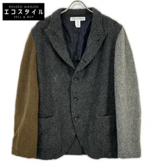 COMMEdesGARCONS SHIRT　コムデギャルソンシャツ　FL-J004 WOOL NYLON SERGE GARMENT MILLED JACKET　Mのサムネイル