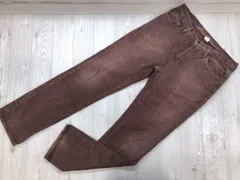 エディーバウアー Eddie Bauer オールド アメカジ ウォッシュ ストレート パンツ ボトムス 茶色 31 メンズ メキシコ製 コットン100%のサムネイル
