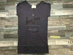 Rouge vif ルージュヴィフ レディース かすれプリント チュニック 半袖Tシャツ ダスティブルーのサムネイル