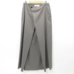 【三重本店】 中古 Edition | エディション ウール混ラップスカート 34-05-51-05002 ブラウン系 グレーブラウン サイズ：36 【110】のサムネイル