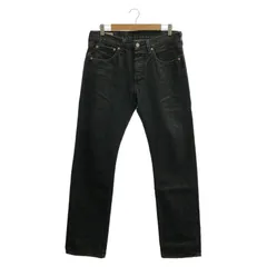 【中古】LEVI'S PREMIUM 501 先染めブラック デニムパンツ 赤耳 ビッグE サイズW31×L32 00501-3654 リーバイス[24]のサムネイル