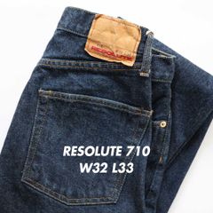 【RESOLUTE 710】　66モデル　インディゴブルー　W34 L32 RESOLUTE 710】 66モデル インディゴブルー W34 L32 - メルカリ