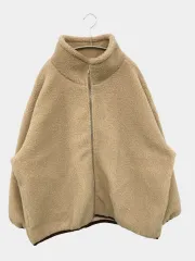 FREAK'S STORE フリークスストア ブルゾン F ベージュ ボア 無地 ショート丈 フードなし ジップアップ レディースのサムネイル