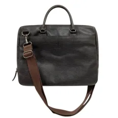 カルバンクラインシーケー Calvin Klein C.K ブリーフケース ビジネスバッグ ショルダー 2WAY 型押し クッション素材 ロゴ ブラック 黒 ブラウン 茶のサムネイル
