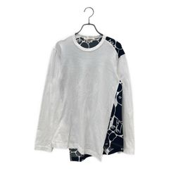 COMME des GARCONS 꼼데가르송 2021SS MEDICOM TOY ベアブリック バックプリント ロングスリーブ カットソー XS ブラック ホワイト レディース