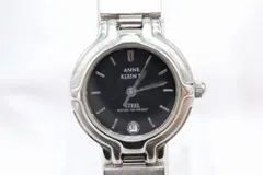 【W320-19】動作品 電池交換済 ANNE KLEIN Ⅱ STEEL アンクラインツー スチール デイト 腕時計 レディースのサムネイル