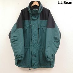 エルエルビーン 90s 切替 中綿 刺繍ロゴ ドローコード フリース マウンテンジャケット メンズ L ISItems USED 古着 중고 50164950