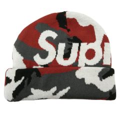 Supreme シュプリーム 25AW Camo Big Logo Beanie カモ ビッグロゴ ビーニー ニットキャップ マルチカラー系【極上美品】【中古】のサムネイル