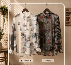 【ScoLar】柄展開ワッシャーシャツ(162649)のサムネイル
