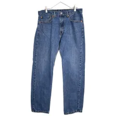 Levi's リーバイス 505 デニムパンツ ブルー(メンズ W34 L32)中古 古着 Y6294のサムネイル