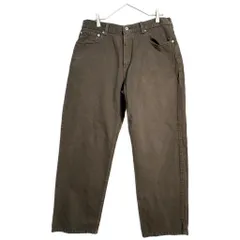 00年代 Levi's リーバイス 550 デニムパンツ カーキ(メンズ W36 L29)中古 古着 Y6927のサムネイル