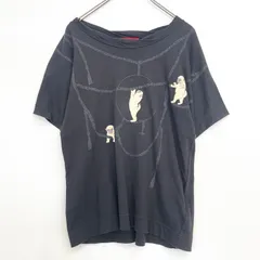 Vivienne Westwood RED LABEL ヴィヴィアン ウエストウッド レッドレーベル パグ プリント Tシャツ 黒 ブラック Ks8-1のサムネイル
