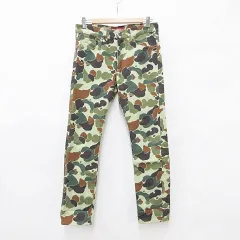 ジュンヤワタナベマン JUNYA WATANABE MAN リーバイス Levi's 510 パンツ 迷彩 カモフラ WC-P208 グリーン カーキ ブラウン 緑 茶 Sのサムネイル