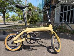 [Display Model Special Price] Pacific KOLiBRI 14-inch Mini Velo, Easy Folding, Shimano 3-speed Internal Gear, Stylish Two-Tone Color Folding Bicycle