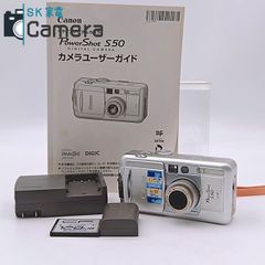[중고] Canon PowerShot S50 캐논 파워 샷 컴팩트 디지털 카메라 PC1048 설명서 CF128MB 배터리 충전기 포함